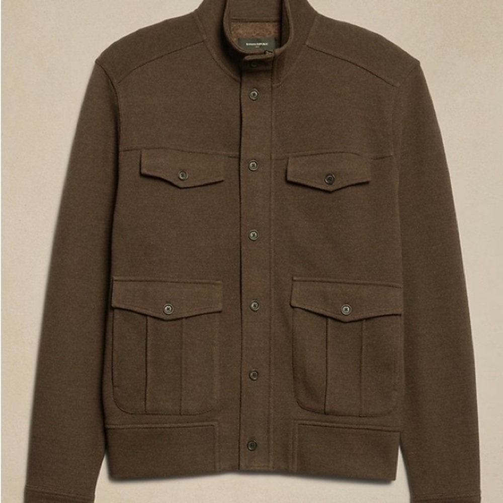 Banana Republic Brown Honeycomb Jacket (NEW)